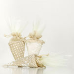Wedding Favor Pouch with Tulle and Lace