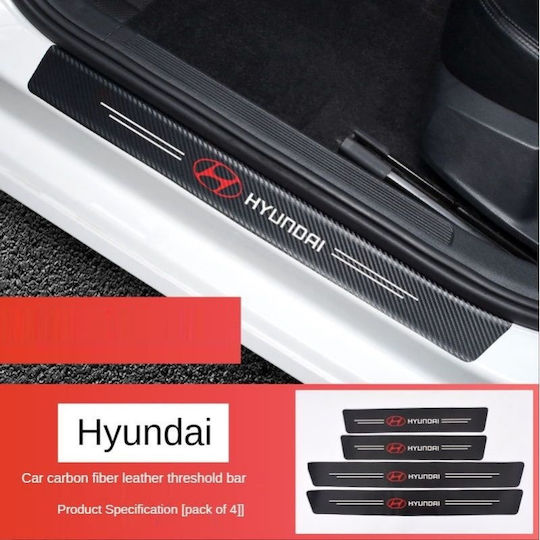 Car Interior Decorative Door Sills 4pcs