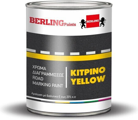 Berling Road Marking Paint Acrilyc White 15.6lt 116823.15.6L