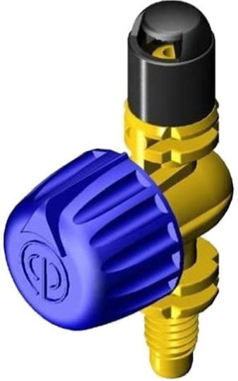 Teco Irrigation Nozzle with Maximum Throw Angle 90° Black