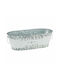 Country Casa Planter Box Metallic White 29x10x12cm.