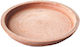 Ceramart Ceramart Πιάτο Γλάστρας Κεραμικό Καφέ 30x30εκ. 5019-30