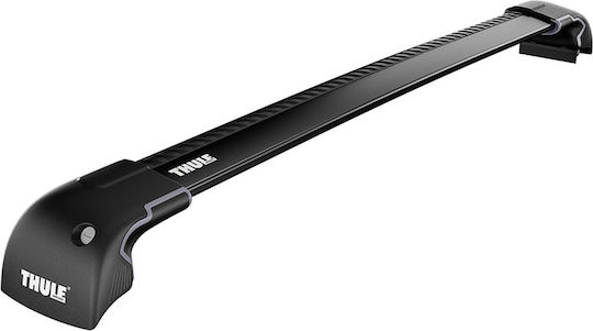 Thule Μπάρες Οροφής Αλουμινίου Wingbar (Σετ με πόδια) Μαύρες