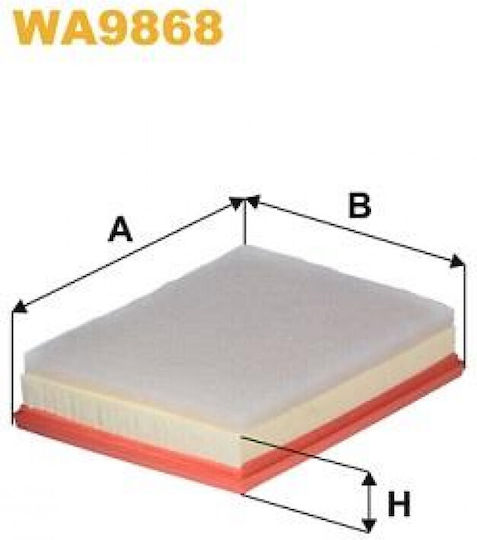 Wix Filters Φίλτρο Αέρα Αυτοκινήτου