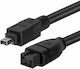 FireWire Cable 9-pin male - 4-pin male 2m