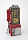 Spardose Metallisch Rot 9x6.5x24cm