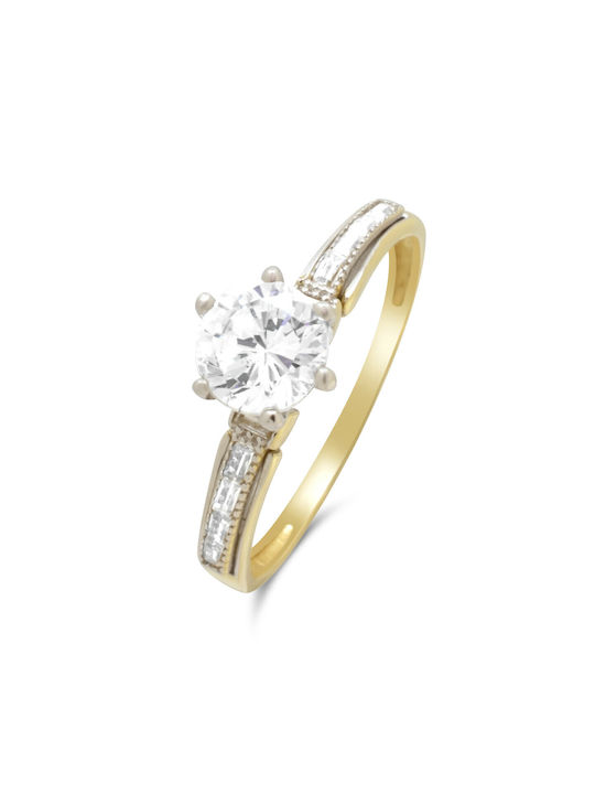 Single Stone from Gold 14K