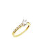 Single Stone from Gold 14K