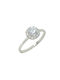 Single Stone from White Gold 14K