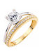 Single Stone from Gold 14K