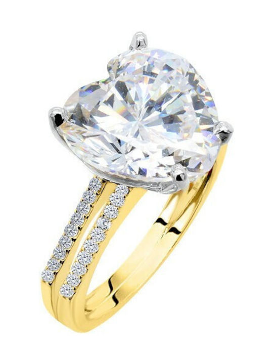 Single Stone from Gold 14K