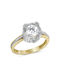 Single Stone from Gold 14K