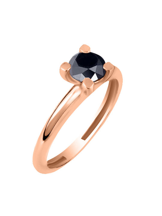 Single Stone from Rose Gold