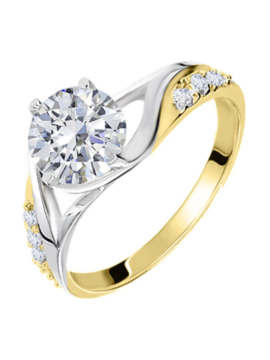 Single Stone from Gold 14K