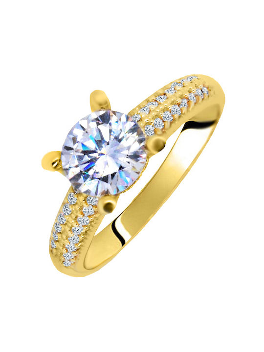 Single Stone from Gold 14K