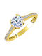 Single Stone from Gold 14K