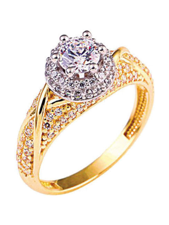 Single Stone from Gold 14K