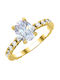 Single Stone from Gold 14K