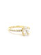 Kirkikosmima Single Stone from Gold 14K