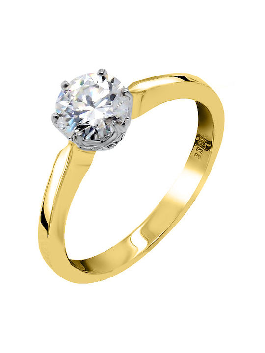 Single Stone from Gold 18K