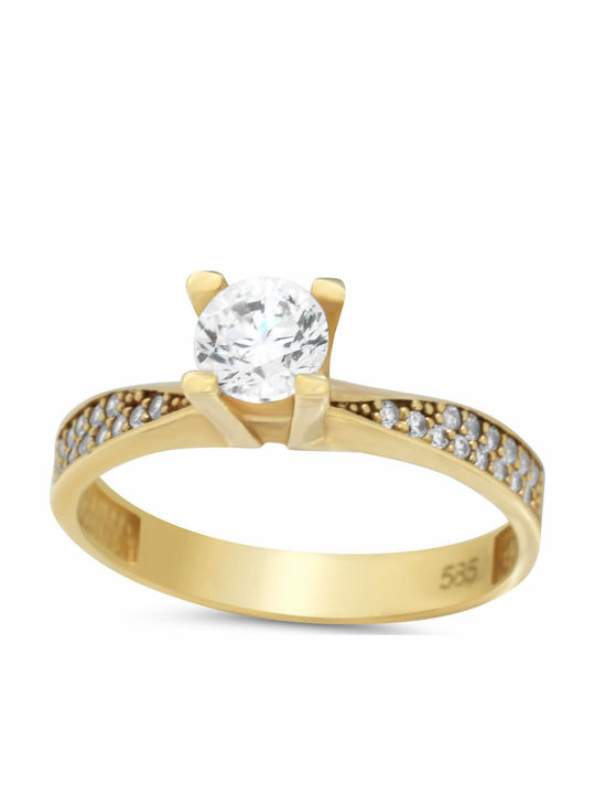 Goldjewels Единичен Камък от Злато 14K