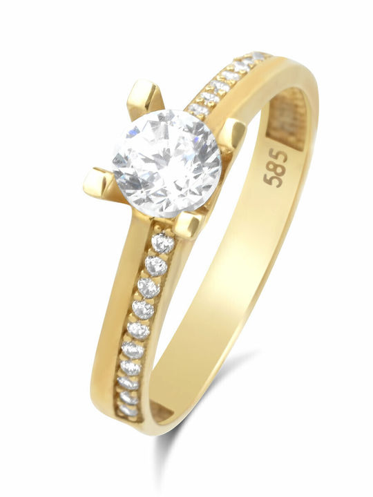 Goldjewels Einzelstein aus Gold 14K