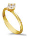 FenixJewelry Μονόπετρο από Χρυσό 14K με Ζιργκόν