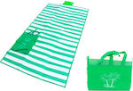 Plastic Beach Mat Green 175x90cm