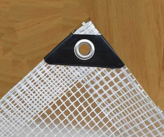 Bradas Waterproof Tarpaulin 100gr/m² 4x4m. Light Type Transparent