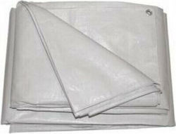 Αδιάβροχος Μουσαμάς 190gr/m² 4x10μ. Βαρέως Τύπου Λευκός