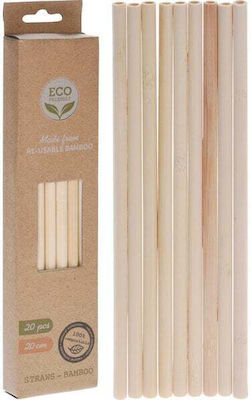 Koopman Bamboo Drinking Straw Brown