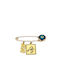 Kids Gold Plated Silver Safety Pin Charm