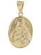 Tasoulis Jewellery Collection Pendant Kids Talisman with the Virgin Mary made of Gold 9K 9K513-12SPA