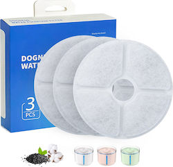 Dogness Dogness Replacement Filters for Fountain 2.2L (3pcs) Spare Parts