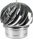 Cosmovent Krone Rauchrohr Inox 170mm Silber