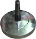 Capac de Coș de Fum Galvanizat 120mm Argintiu