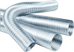 Chimney Chimney Tube Metallic 100mm Silver