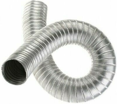 Chimney Chimney Tube Metallic 75mm Silver