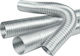 Coș de Fum Metalică 150mm Argintiu
