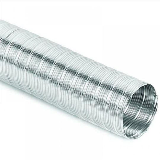 Rauchrohr Metall 100mm Silber
