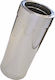 Spiroduct 0.5m Καμινάδα Καπνοδόχου Inox 130mm Ασημί
