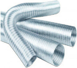 Chimney Chimney Tube Metallic 120mm Silver