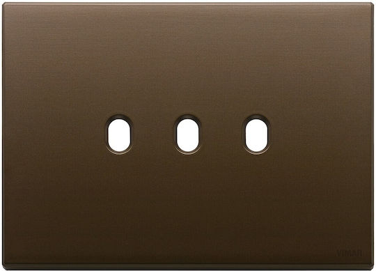 Vimar Schalterrahmen in Bronze Farbe 431145