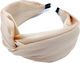 Stirnband Haar Beige