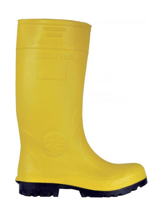 Work Wellies Knee Yellow