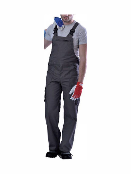 Ergo Φόρμα Εργασίας με Τιράντες Γκρι