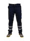 Reflective Work Trousers Blue