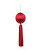 Christmas Ball Ornament Black 7x25cm