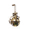 Hängendes Glocke Ornament Metallisch Gold 18x18cm