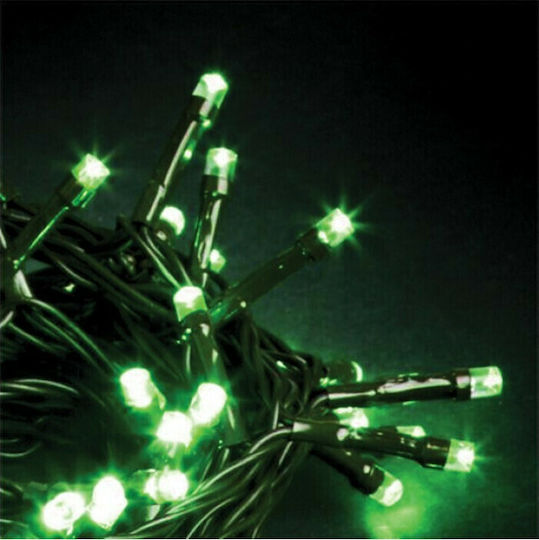 100 Lights LED Green in String 1pcs